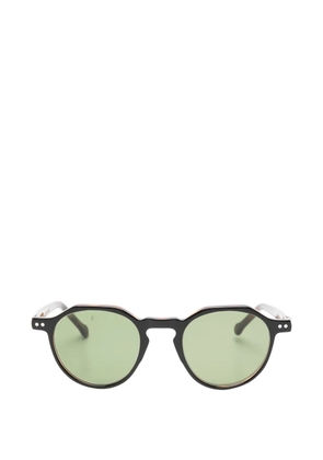 Lesca Icon round-frame sunglasses - Brown