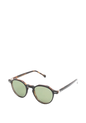 Lesca Icon round-frame sunglasses - Brown