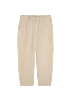 Eileen Fisher elastic-waistband trousers - Neutrals