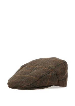Barbour checked beret - Brown
