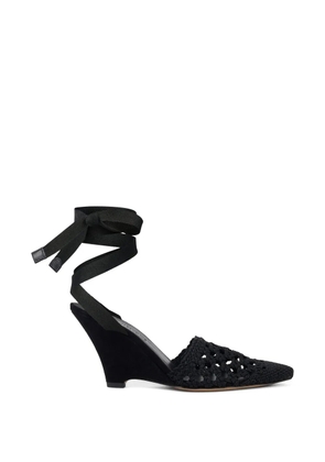 Jacquemus The High lace-up espadrilles - Black