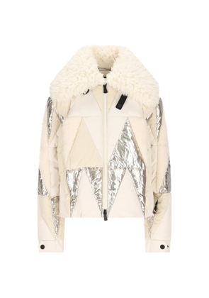Moncler Grenoble Pamiers patchwork insulated ski jacket - Neutrals