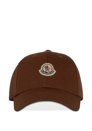 Moncler logo-patch hat - Black