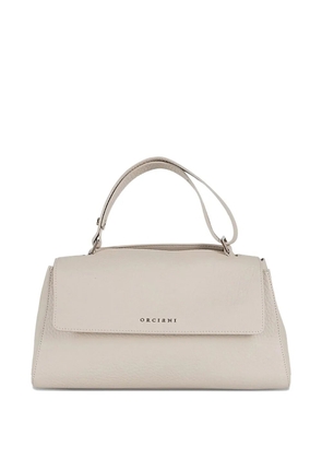 Orciani leather shoulder bag - White