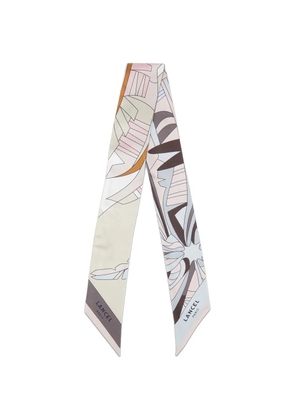 Lancel arabesque-motif headband - Blue