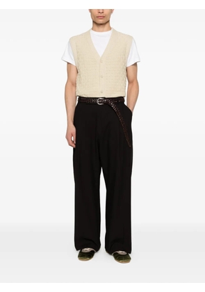 Studio Nicholson pleated trousers - Black