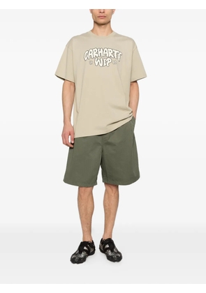Carhartt WIP logo-print crew-neck T-shirt - Neutrals