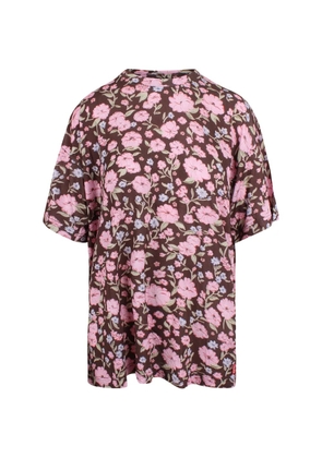 Diesel floral T-shirt - Brown