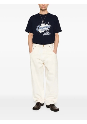 Willy Chavarria graphic T-shirt - Blue