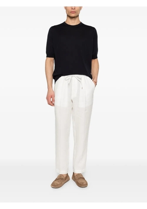 Briglia 1949 elasticated-waistband trousers - White