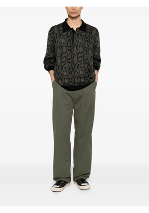 Carhartt WIP snake-print polo shirt - Green