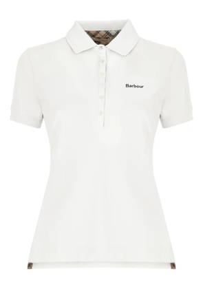Barbour button polo - White