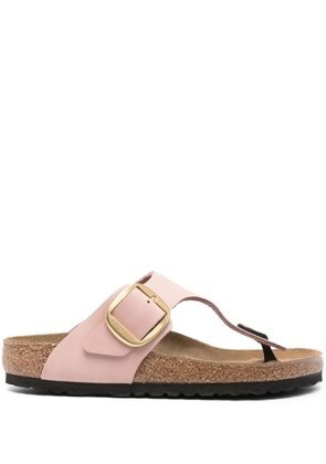 Birkenstock Gizeh nubuck-leather sandals - Pink