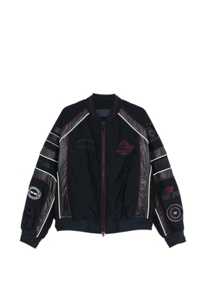 Juun.J logo appliqué jacket - Black