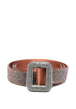 Benedetta Bruzziches Venus crystal-embellished belt - Brown