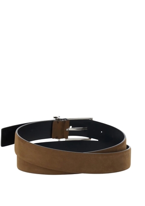 TOM FORD t buckle leather belt - Brown