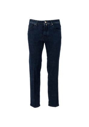 Jacob Cohën five-pocket cropped jeans - Blue