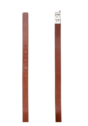 ERL logo-plaque belt - Brown
