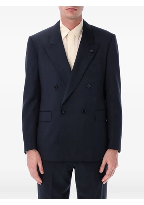 Lardini double-breasted four-button blazer - Blue