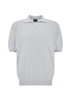 Paul & Shark open-collar cotton T-shirt - Blue