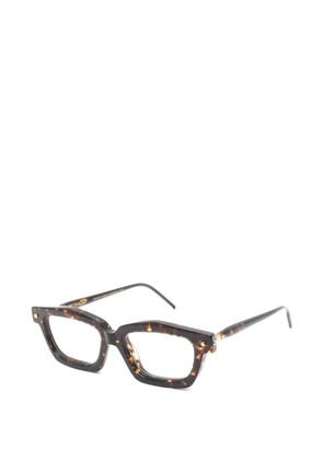 Kuboraum square-frame glasses - Brown