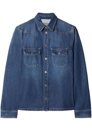 Off-White long-sleeve denim shirt - Blue