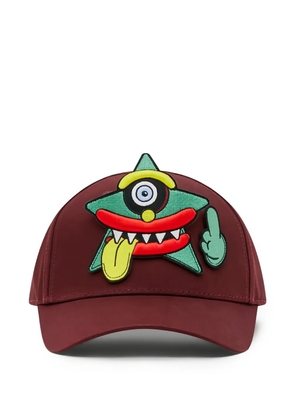 Walter Van Beirendonck applique dance cap - Brown