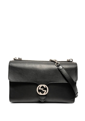 Gucci Pre-Owned 2016-2025 Dollar Interlocking G leather cross body bag - Black