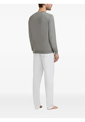 Vilebrequin jacquard-turtle sweater - Grey