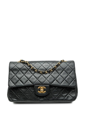 CHANEL Pre-Owned 1989-1991 Medium Classic Lambskin Double Flap shoulder bag - Black