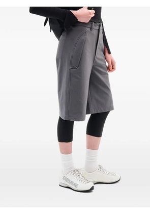 Hiking Patrol rear-pocket shorts - Grey