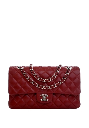 CHANEL Pre-Owned 2012 Medium Classic Caviar Double Flap shoulder bag - Red