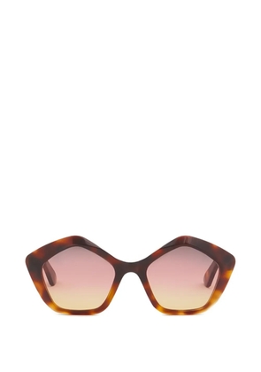 Marni Eluvi hexagonal sunglasses - Brown