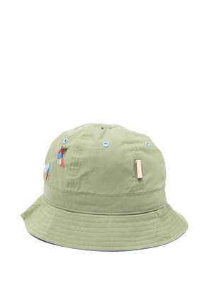 Barbour x Paul Smith embroidered hat - Green
