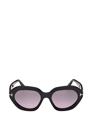 TOM FORD Eyewear oval frame sunglasses - Black