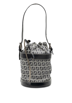 Fendi Pre-Owned 2000-2010 Zucchino Canvas bucket bag - Black