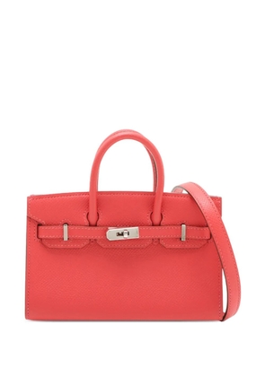 Hermès Pre-Owned 2010 Micro Epsom Birkin Sellier 15 satchel - Red