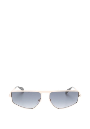 Moschino Eyewear rectangle-frame sunglasses - Gold