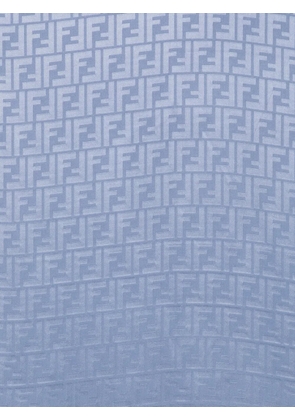 FENDI FF-motif scarf - Blue