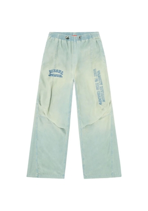 Diesel D-Pari logo-detail trousers - Blue