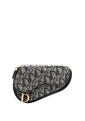 Christian Dior Pre-Owned 1998 Diorissimo Canvas Saddle pouch - Blue