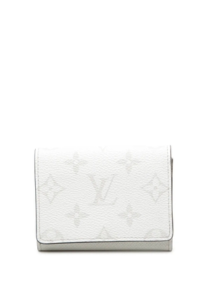 Louis Vuitton Pre-Owned 2021-2025 Monogram Enveloppe Carte de Visite card holder - White