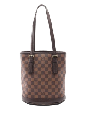 Louis Vuitton Pre-Owned 1998 Damier Ebene Marais bucket bag - Brown