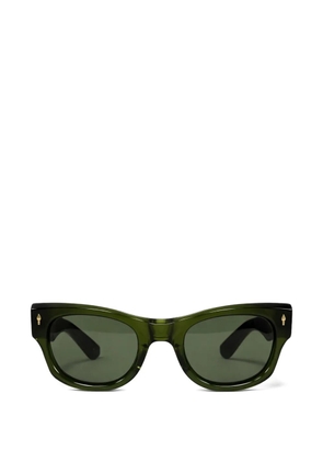 Jacques Marie Mage embellishment square-frame sunglasses - Green