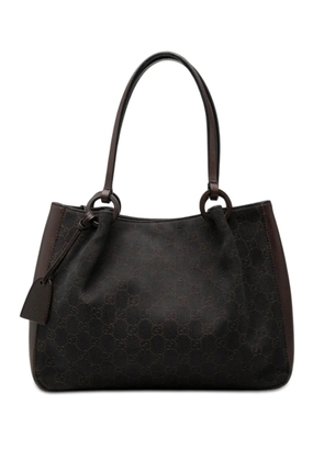 Gucci Pre-Owned 2000-2015 GG Denim shoulder bag - Brown