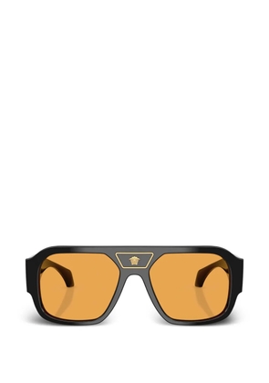 Versace Eyewear logo-detail sunglasses - Black