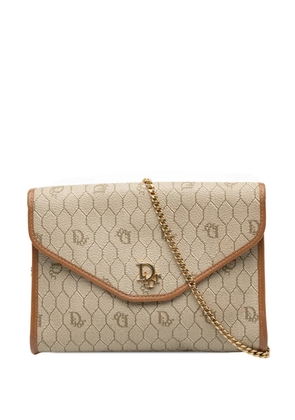 Christian Dior Pre-Owned 20th Century Honeycomb Coated Canvas crossbody bag - Brown