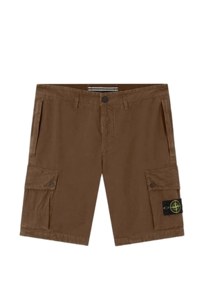 Stone Island cargo pocket shorts - Brown