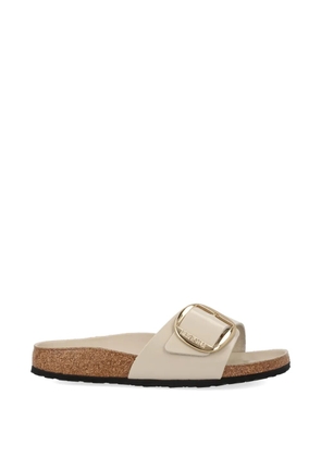 Birkenstock Madrid big-buckle leather sandals - Neutrals