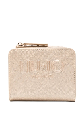 LIU JO logo-embossed wallet - Gold